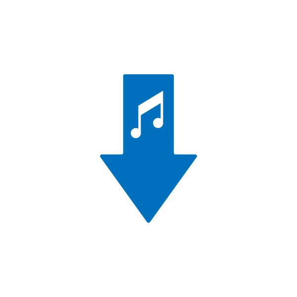 Musikzeilen Icon Herunterladen Zeichen Und Symbole Können Für Web Logo — Stockvektor