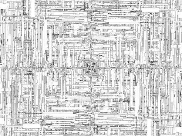 Formas Formas Abstratas Estrutura Construção Ilustração Isolada Vetor Branco Fundo — Vetor de Stock