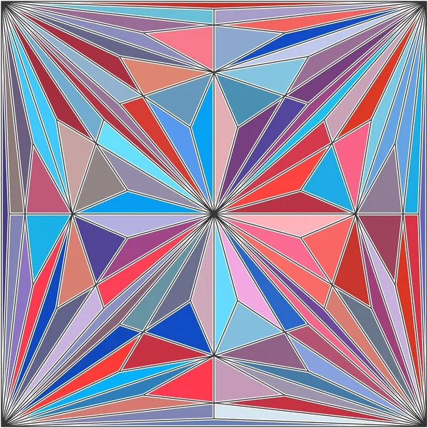 Vector Fondo Patrón Geométrico Colorido Mosaico Fondo Hipster Hecho Triángulos — Vector de stock