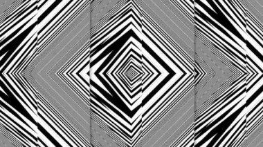 Hipnotik Psikedelik Hareket Dörtlü Geometrik Şekil Kaleydoskop (tam HD 1920x1080 30Fps).