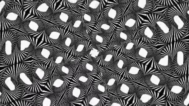 Hipnotikus Pszichedelikus Mozgások Spirál Geometrikus Alak Kaleidoszkóp Teljes 1920X1080 30Fps — Stock videók