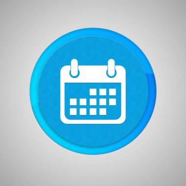 Olay yuvarlak mavi düğme