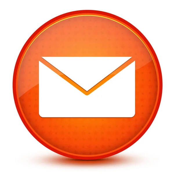 Email Icon Isolated Glossy Star Orange Button Abstract Illustration — Stock Photo, Image