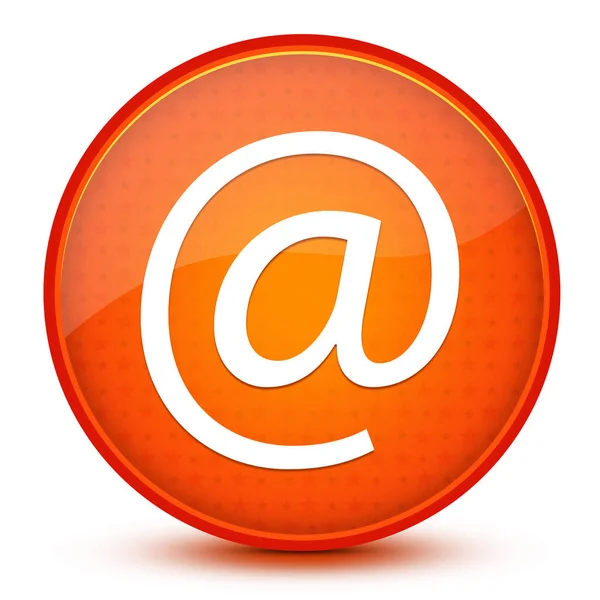 Email Address Icon Isolated Glossy Star Orange Button Abstract Illustration — Stock Photo, Image