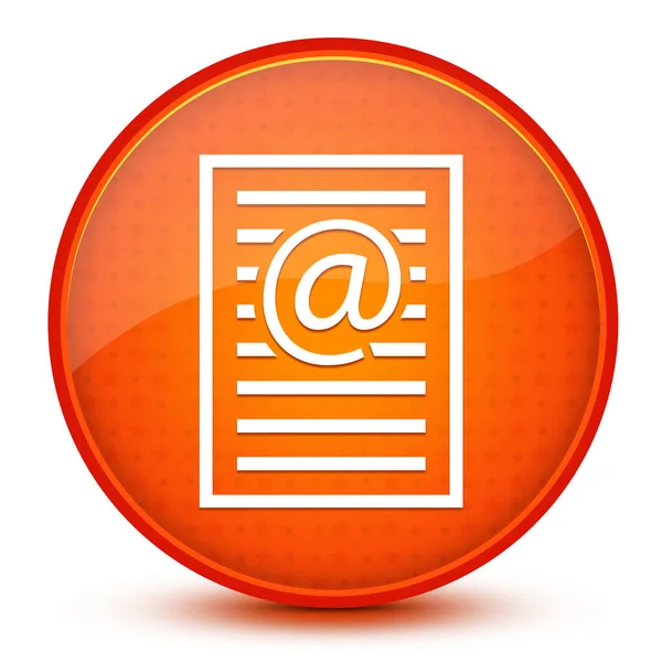 Email Address Page Icon Isolated Glossy Star Orange Button Abstract — Stock Photo, Image