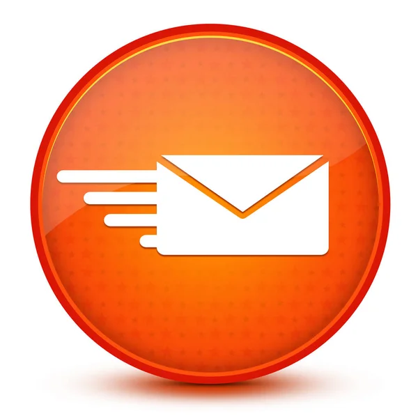 Email Option Icon Isolated Glossy Star Orange Button Abstract Illustration — Stock Photo, Image