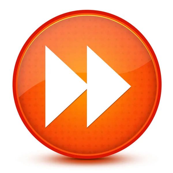 Jump Forward Icon Isolated Glossy Star Orange Button Abstract Illustration — Stock Photo, Image