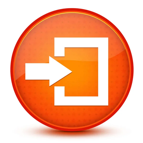 Loginicon Isolated Glossy Star Orange Button Abstract Illustration — Stock Photo, Image