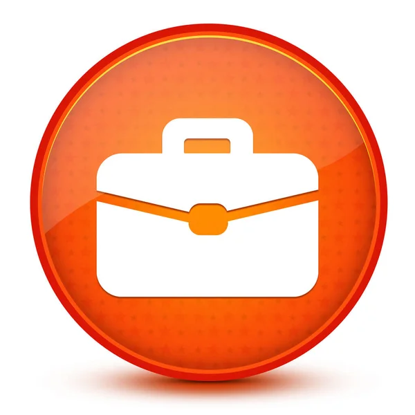 Office Bag Ikona Izolowane Błyszczącej Gwiazdy Pomarańczowy Okrągły Przycisk Abstrakcyjny — Zdjęcie stockowe
