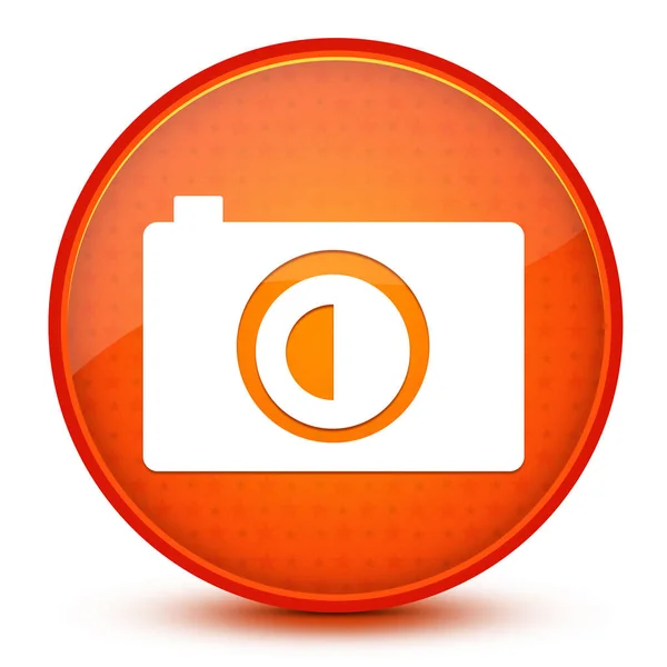 Photo Camera Icon Isolated Glossy Star Orange Button Abstract Illustration — Stock Photo, Image