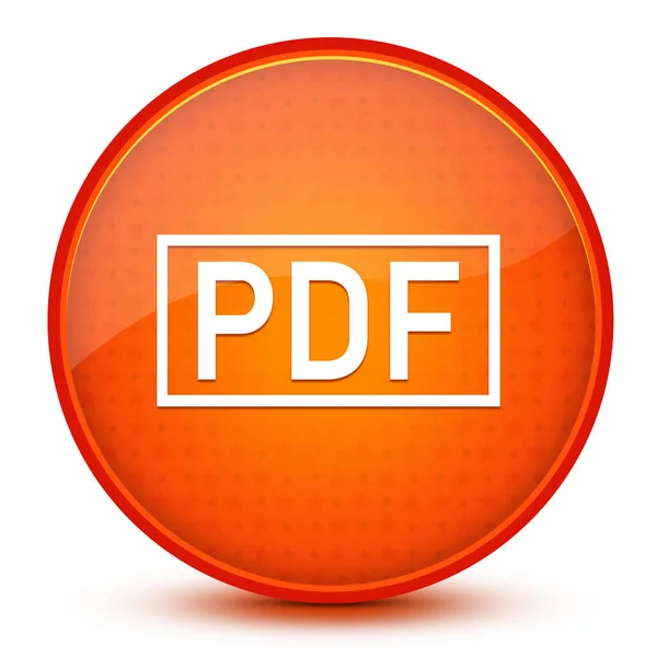 Pdf Rund Knapp Blank Orange Abstrakt Bakgrund — Stockfoto