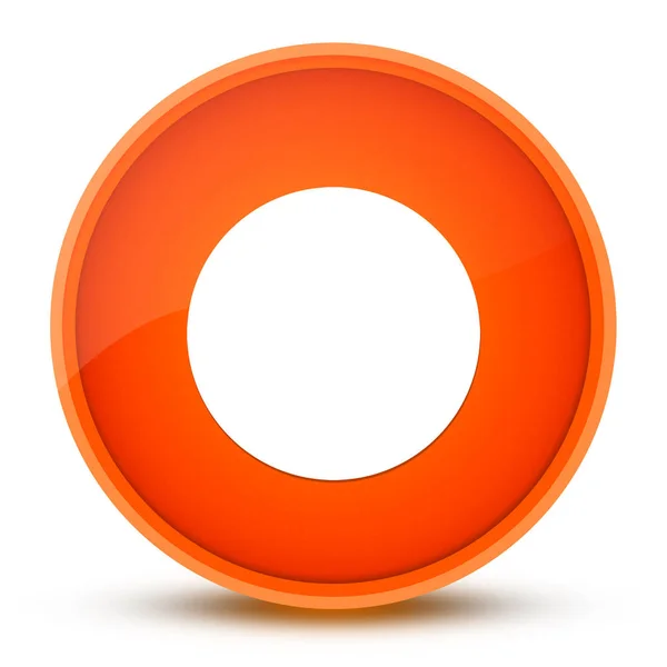 Εικονίδιο Εγγραφής Απομονώνονται Γυαλιστερό Πορτοκαλί Στρογγυλό Κουμπί Αφηρημένη Εικόνα — Φωτογραφία Αρχείου