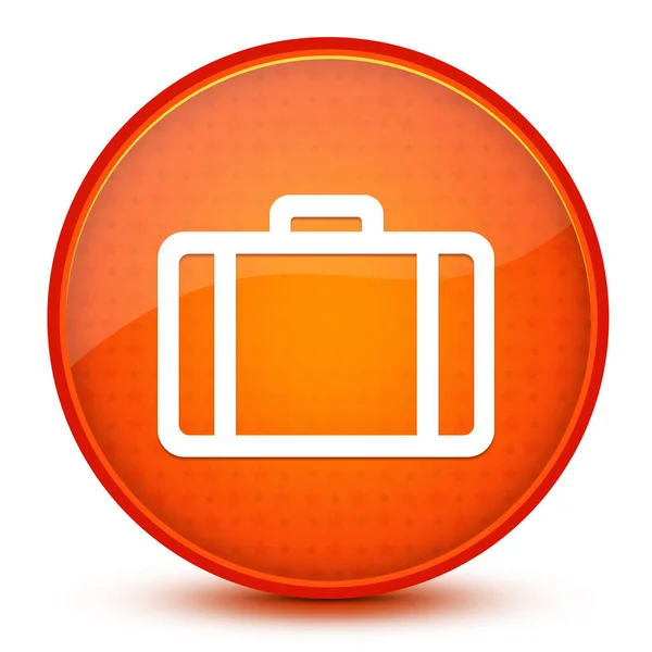 Briefcase Esthetische Glanzende Oranje Ronde Knop Abstracte Illustratie — Stockfoto