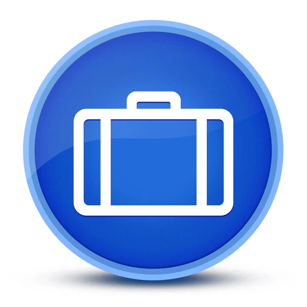 Briefcase Luxurious Glossy Blue Button Abstract Illustration — Stock Photo, Image