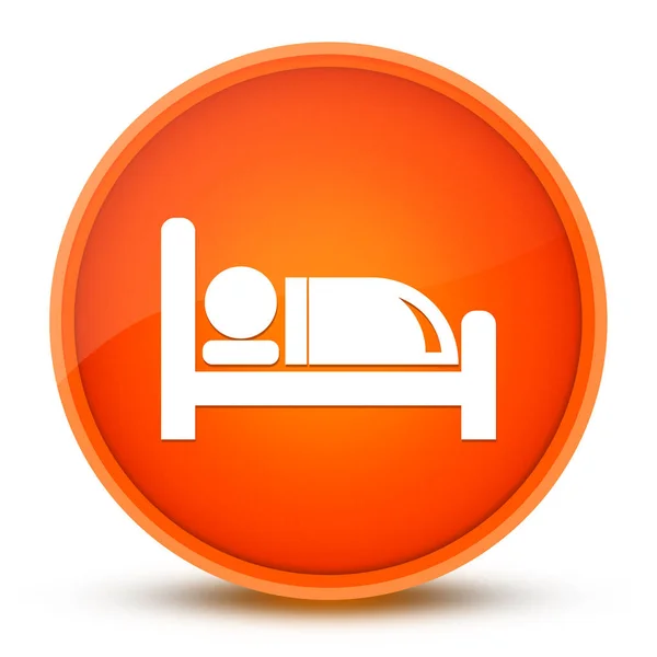 Hotel Luxurious Glossy Orange Button Abstract Illustration — Fotografie, imagine de stoc