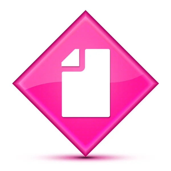 Ícone Página Isolado Luxuoso Botão Diamante Rosa Ondulado Ilustração Abstrata — Fotografia de Stock
