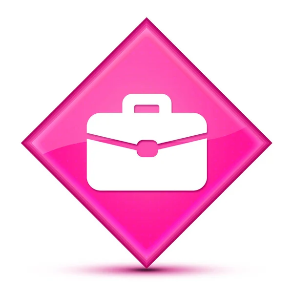 Office Bag Icon Isolated Chariy Wavy Pink Diamond Button Stract — 스톡 사진