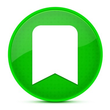 Yer imi estetik parlak yeşil yuvarlak düğme soyut illüstrasyon