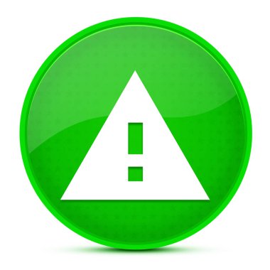 Rapor sorunu estetik parlak yeşil yuvarlak düğme soyut illüstrasyon