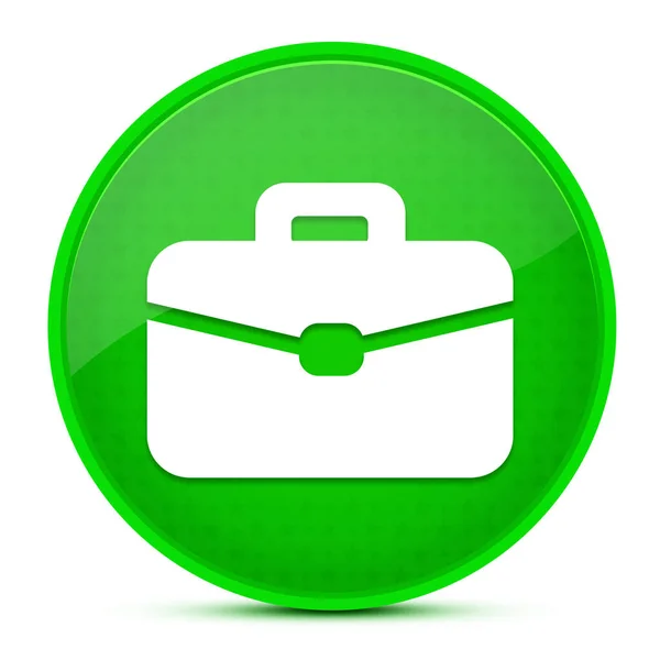 Office Bag Estetyczny Błyszczący Zielony Okrągły Przycisk Abstrakcyjny Ilustracja — Zdjęcie stockowe
