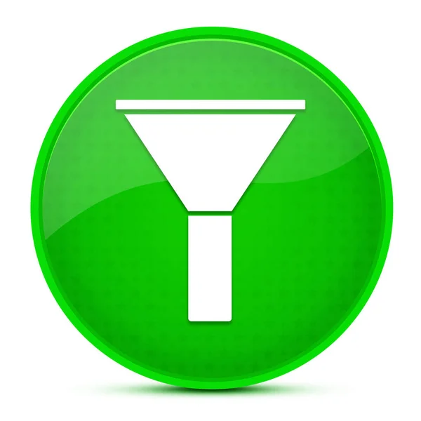 Filtr Estetyczny Błyszczący Zielony Okrągły Przycisk Abstrakcyjny Ilustracja — Zdjęcie stockowe