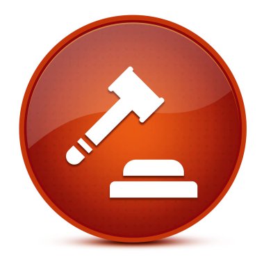 Açık arttırma estetik parlak kahverengi yuvarlak düğme soyut çizim