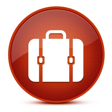 Torba estetik parlak kahverengi yuvarlak düğme soyut çizim