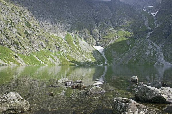 Attraverso Acqua Limpida Possono Vedere Pietre Acqua Sorgente Del Fiume — Foto Stock