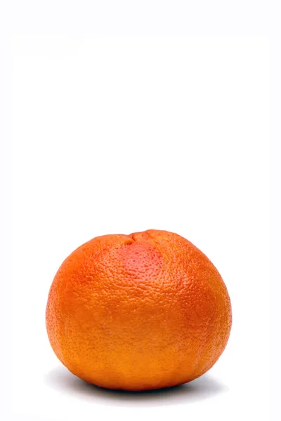 Ripe Grapefruit Isolated White Background Copy Space — Stock Photo, Image