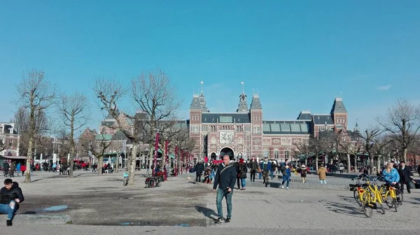 Vakantie Nederland Een Wandeling Door Straten Van Nederland Tussen Musea — Stockfoto