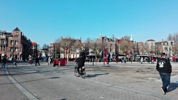 Vacances Aux Pays Bas Une Promenade Dans Les Rues Des — Photo