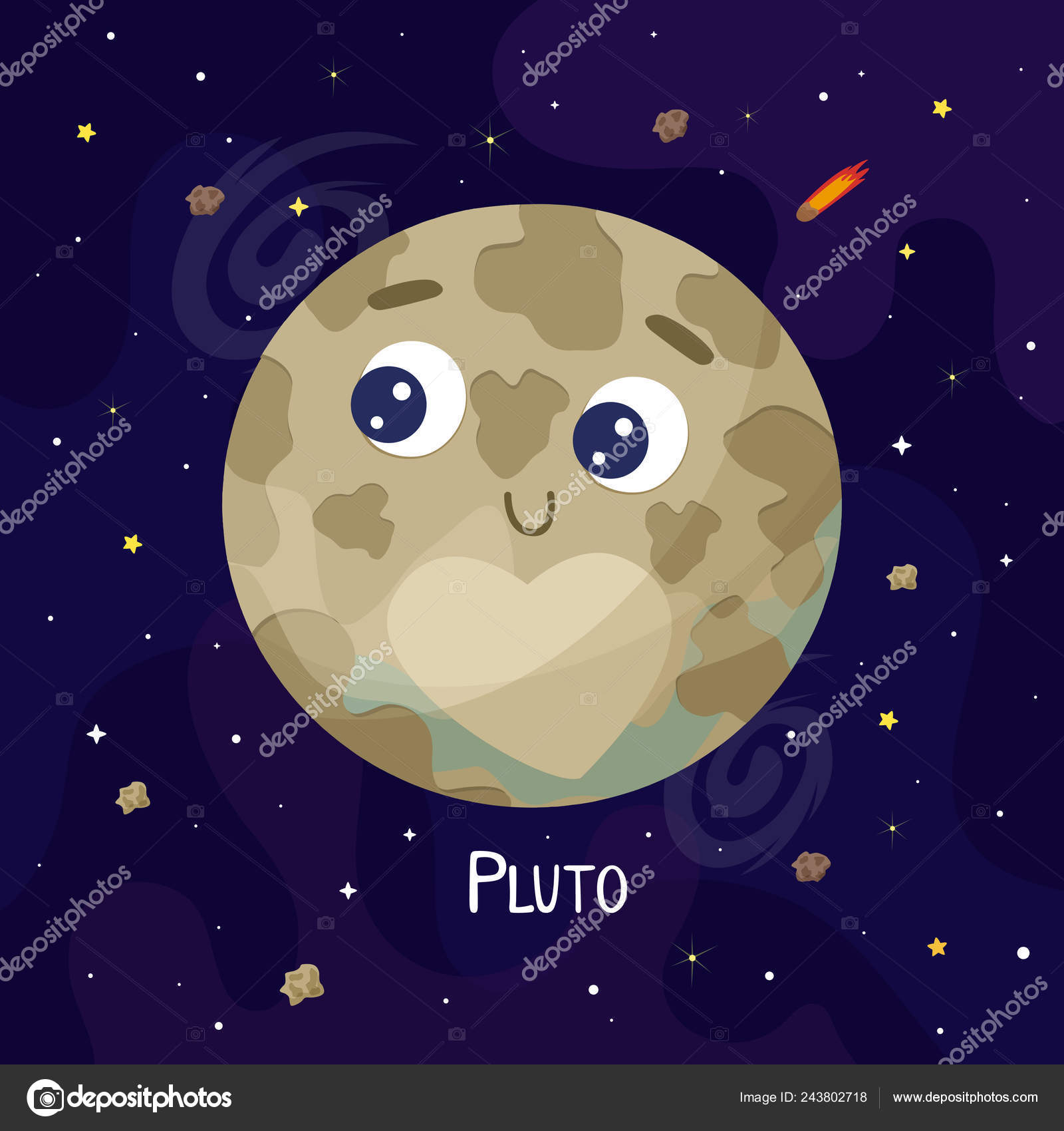 Плутон мультяшный