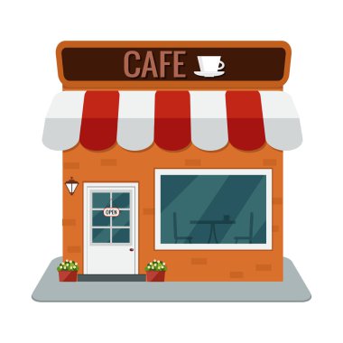 City café. Kahve Dükkanı.