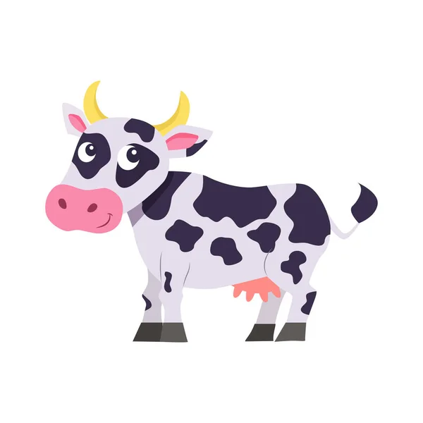 Ilustração do vetor de vaca bonito . — Vetor de Stock