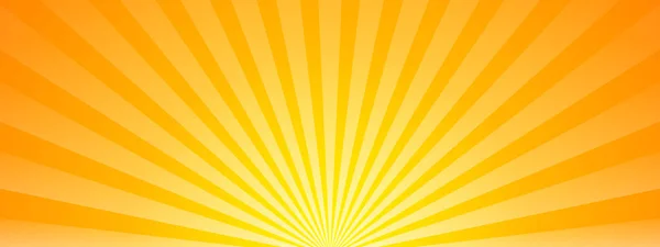Желтый Луч Солнца Фон Вектор Eps10 — стоковый вектор