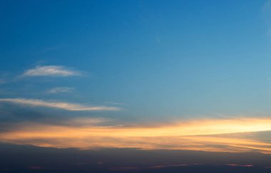 bulut gökyüzü günbatımı