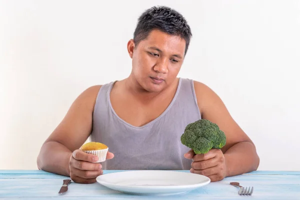 Young Man Choosing — Stock Photo, Image