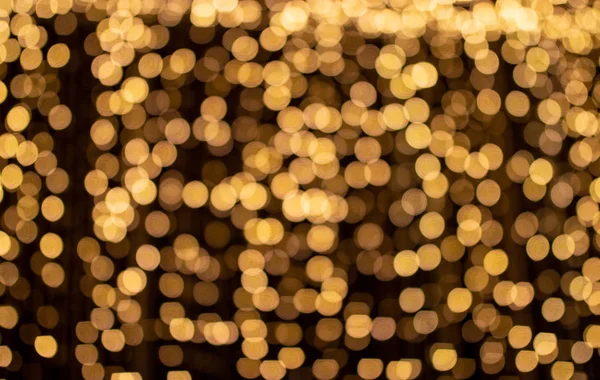 Gold Abstract Bokeh Light Background — Stock Photo, Image