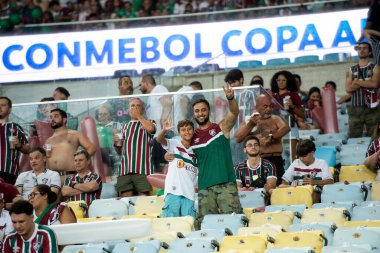 Rio de Janeiro, Rio de Janeiro, Brezilya - 29 Şubat 2024. Fluminense x LDU, Recopa 2024 Maracan Stadyumu Finali.                