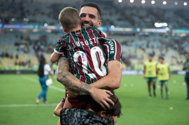 Rio de Janeiro, Rio de Janeiro, Brezilya - 29 Şubat 2024. Fluminense x LDU, Recopa 2024 Maracan Stadyumu Finali.                