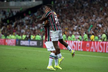 Rio de Janeiro, Rio de Janeiro, Brezilya - 29 Şubat 2024. Fluminense x LDU, Recopa 2024 Maracan Stadyumu Finali.                