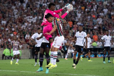 Rio de Janeiro, Rio de Janeiro, Brezilya - 29 Şubat 2024. Fluminense x LDU, Recopa 2024 Maracan Stadyumu Finali.                