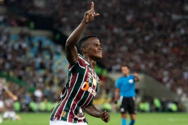 Rio de Janeiro, Rio de Janeiro, Brezilya - 29 Şubat 2024. Fluminense x LDU, Recopa 2024 Maracan Stadyumu Finali.                