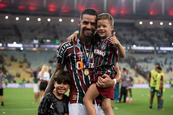 Rio Janeiro Rio Janeiro Brazil February 2024 Fluminense Ldu Recopa — Stock Photo, Image