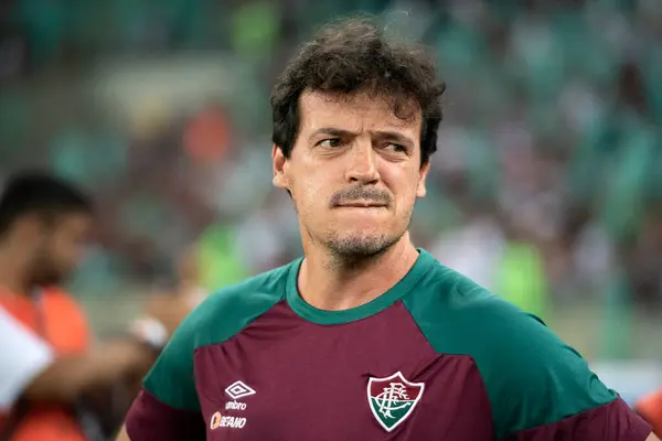 Rio Janeiro Rio Janeiro Brasile Febbraio 2024 Fluminense Ldu Recopa — Foto Stock