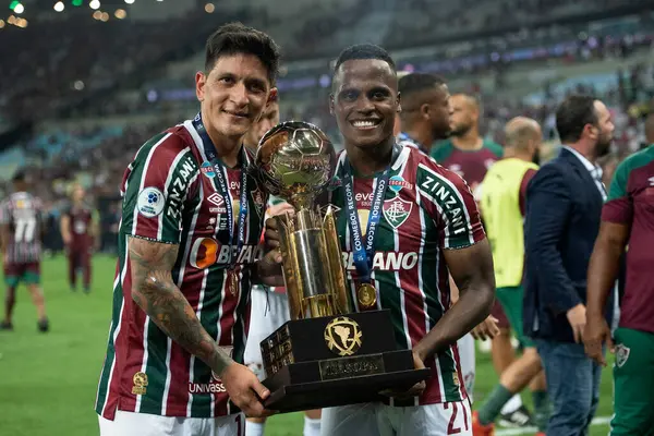 Rio Janeiro Rio Janeiro Brazil February 2024 Fluminense Ldu Recopa — Stock Photo, Image