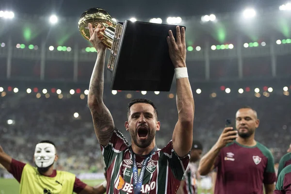 Rio de Janeiro, Rio de Janeiro, Brezilya - 29 Şubat 2024. Fluminense x LDU, Recopa 2024 Maracan Stadyumu Finali.                