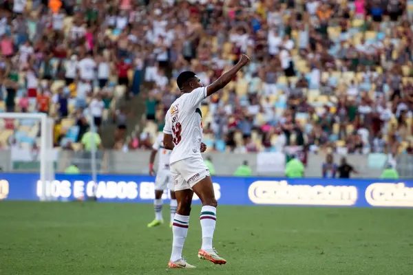 Rio Janeiro 2024 Fluminense Botafogo Matchning Mellan Fluminense Botafogo Maracan — Stockfoto