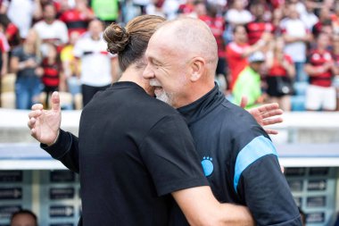 Rio de Janeiro, Rio de Janeiro, Brezilya - 31 Ağustos 2025. Flamengo x Gremio Maracana Stadyumu 'nda.                    