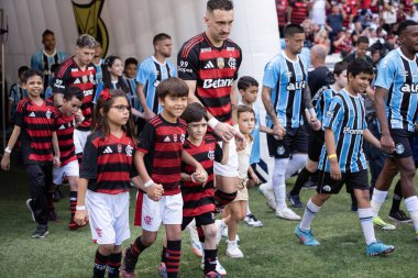 Rio de Janeiro, Rio de Janeiro, Brezilya - 31 Ağustos 2025. Flamengo x Gremio Maracana Stadyumu 'nda.                    